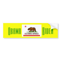 Obama Biden CALIFORNIA Bumper Sticker bumper stickers by samappleby Obama Biden CALIFORNIA Bumper Sticker bumper stickers