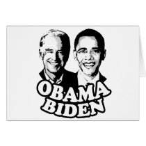 OBAMA / BIDEN cards by Politicaltshirts OBAMA / BIDEN cards