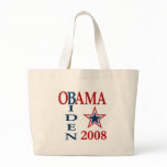 Obama Biden Cross 2008 Tote Bags