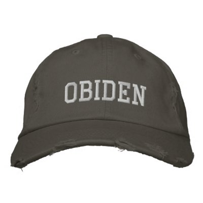 obama + biden embroidered baseball caps by mike3488