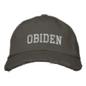 obama + biden embroidered hats
