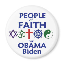 Obama Biden FAITH Magnet by samappleby Obama Biden FAITH Magnet