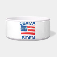 OBAMA BIDEN FLAG BLUE -.png Dog Bowls
