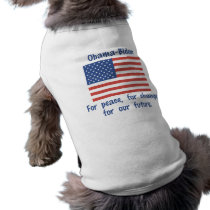 Obama Biden For Peace, For Change pet clothing