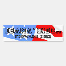 Obama Biden forward Bumper Sticker