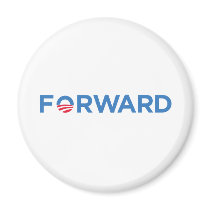 Obama / Biden Forward Light Blue Magnets