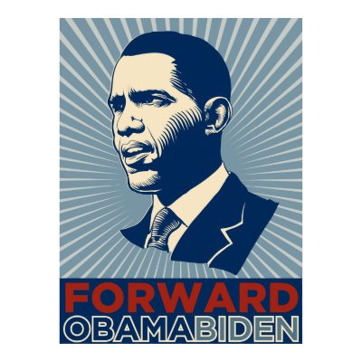 Obama Biden Forward Poster by HarryTerry