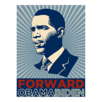Obama Biden Forward Poster posters by HarryTerry Obama Biden Forward Poster posters