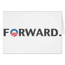 Obama / Biden Forward Slogan (Grey) Card