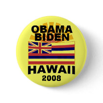 Obama Biden HAWAII Button
