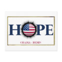 Obama Biden HOPE Postcard by samappleby Obama Biden HOPE Postcard