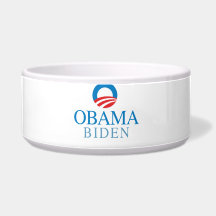 OBAMA BIDEN O BLUE -.png Dog Water Bowls