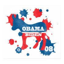 Obama Biden Paint Poster posters