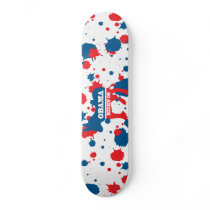 Obama-Biden Paint Skateboard by VoteObama Obama-Biden Paint Skateboard