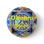 Obama Biden PEACE Button