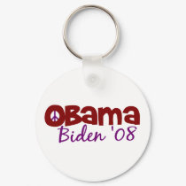Obama Biden Peace keychains