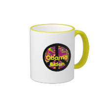 Obama Biden Peace Sign Mug