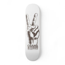Obama, Biden Peace Skateboard