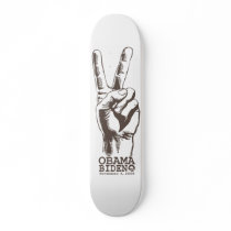 Obama, Biden Peace Skateboard by VoteObama Obama, Biden Peace Skateboard