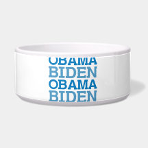 OBAMA BIDEN -.png Pet Food Bowl