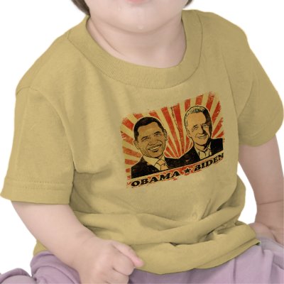 Obama Biden Portraits Infant T-Shirt by Prodem