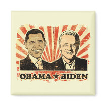 Obama Biden Portraits Magnet by Prodem Obama Biden Portraits Magnet
