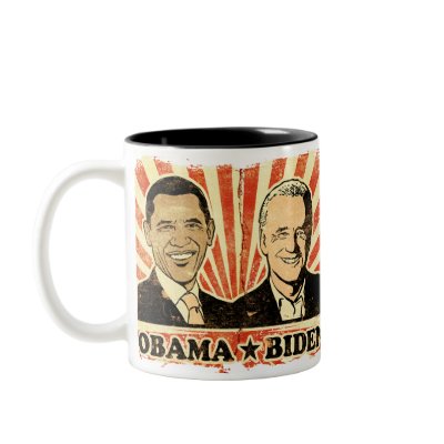 Obama Biden Portraits Mug by Prodem