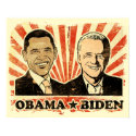 Obama Biden Portraits Print by Prodem Obama Biden Portraits Print