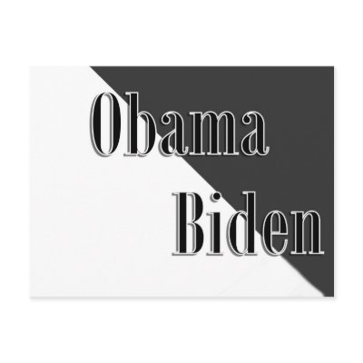 Obama Biden Post Cards by TheStampStore