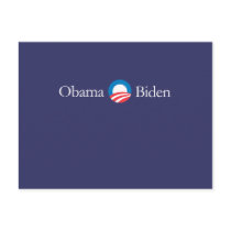 Obama Biden Postcard
