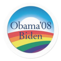 Obama Biden RAINBOW Stickers