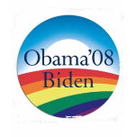 Obama Biden RAINBOW Tshirt