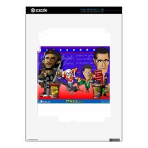 Obama Biden Romney Ryan Skin For iPad 2
