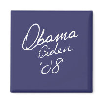 Obama Biden Signature Fridge Magnet