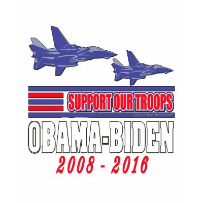 Obama Biden Support Our Troops Shirts by BuzzEdition