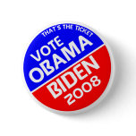 Obama/Biden - That's the ticket Buttons