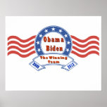 Obama Biden The Winnin Team poster