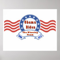 Obama Biden The Winnin Team poster