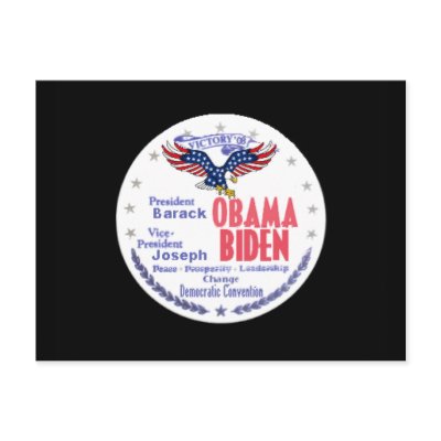 Obama Biden Ticket Postcard by samappleby