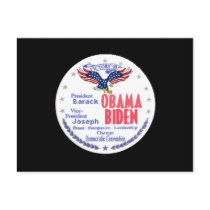 Obama Biden Ticket Postcard by samappleby Obama Biden Ticket Postcard