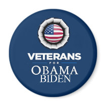 Obama Biden VETERANS Magnet by samappleby Obama Biden VETERANS Magnet
