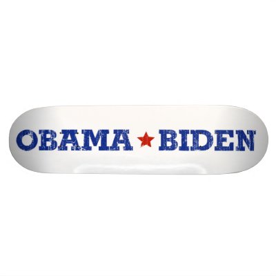 OBAMA ~ BIDEN (vintage) Skateboards by DeluxeWear