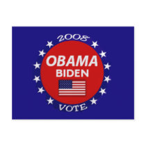 Obama Biden Vote Postcard by samappleby Obama Biden Vote Postcard