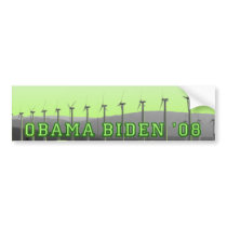 Obama Biden Wind Energy Bumper Sticker bumper stickers