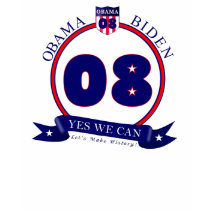 Obama Biden "yes we can" womens T-Shirt