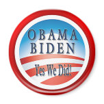 OBAMA BIDEN YES WE DID MAGNET