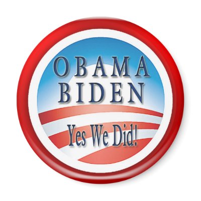 OBAMA BIDEN YES WE DID MAGNET by OWL1998