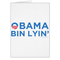 Obama bin Lyin' Greeting Card