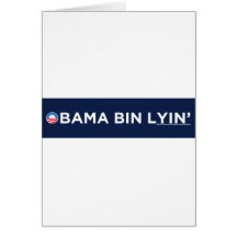 Obama bin Lyin' Greeting Cards