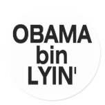Obama bin Lyin' stickers
